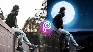 Picsart Moon Manipulation Visual Editing Tutorial | Photo Editing Tutorial