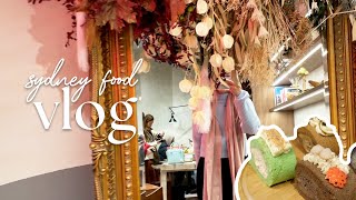 Sydney Vlog: Brunch 🥞, Bubble Nini 🧋 Aurora Cafe, Aesthetic Cafe, Bubble Tea, Cakes and Sushi 🍣