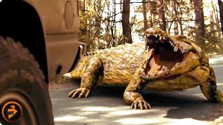 Truck vs. Crocodile Scene | LAKE PLACID: THE FINAL CHAPTER | Yancy Butler, Robert Englund