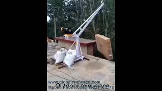 sample testing vedio for mini crane with arm 3