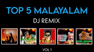 TOP 5 MALAYALAM DJ | Malayalam Nonstop Dj Remix | Remix Of Prazz Mu6 VOL 1