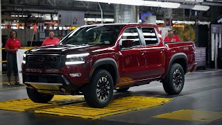 2022 Nissan Frontier production. Nissan celebrates 5 million vehicles produced at Mississippi plant