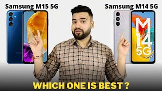 Samsung M15 5G vs Samsung M14 5G - Full Comparison | Should I buy Samsung M15 5G ??🤔