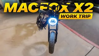 Using The Macfox x2 E-Bike as a daily vehicle