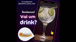 🍹Sextou vamos de Drink? e uma deliciosa Pizza 🍕  #pizzariazonanorte #pizzariazn #supremapizzacine