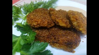 Очень вкусные и простые постные грибные котлеты с овсянкой.