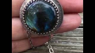 No Fear Labradorite 925 Silver Necklace