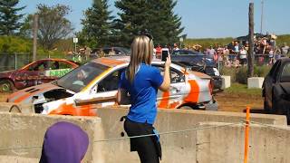 Windsor NS 2018 Demolition Derby Heat #2