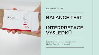 Průvodce BalanceTestem | Zinzino Balance Test podrobná interpretace výsledků