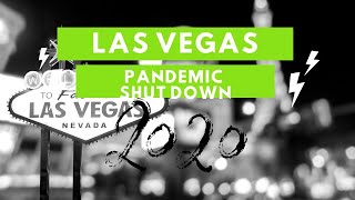 Las Vegas Strip! Driving during the Pandemic Shut Down in March of 2020!