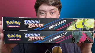 Pokemon Crown Zenith Regi Boxes!