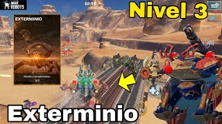 🔥Modo Exterminio - Nivel 3 Con El Giftbringer Fenrir - War Robots [WR]