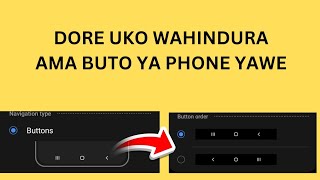 dore uko wahindura amabuto /button fone nini smartphone akareba aho ushaka #nigute #uko