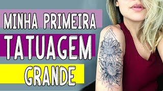 Minha Primeira Tattoo Grande! (Processo, cuidados e dúvidas do insta)  | Laryssa Moura