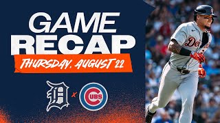 Tigers at Cubs Highlights | 8/22/24