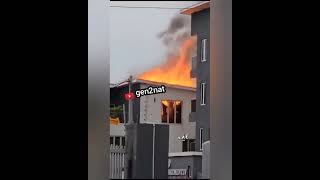 comedian AY's House currently on fire, oh Lord Have  mercy