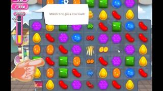 Playing Candy Crush Saga Level Explode