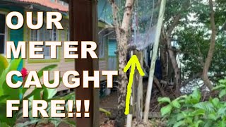 Ep. 41- WE HAD AN ELECTRICAL FIRE! Building a B&B in Bocas del Toro