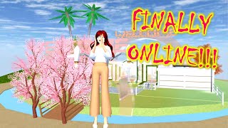 just found out its finally online!! | Sakura School Simulator