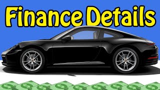 How to finance a Porsche 992 911 Carrera 2 | My PCP Finance Contract & Monthly Payments