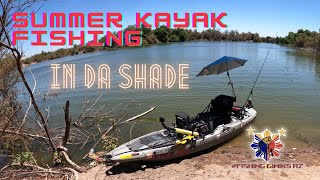 SUMMER - Kayak Fishing in AZ - time for a SHADE