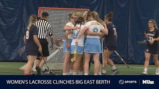 Women's Lacrosse clinches Big East playoff berth