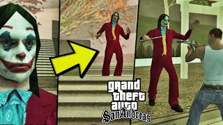 لن تصدق وجدت جوكر مجنون في قراند سان أندرياس | Secret Joker Location in GTA San Andreas