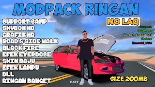 MODPACK RINGAN SUPPORT SAMP ! NO LAG,SKIN BAJU, REFLACE KENDARAAN  | GTA SAMP INDONESIA