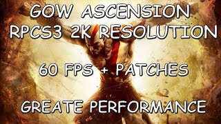 God Of War Ascension 60 FPS 2K Scalade Resolution RPCS3 0.0.13 Emulator | R5 3600 | GTX 1070