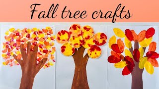 3 Easy Autumn Tree crafts for kids 🍁🍂 | Autumn/Fall craft ideas 🍁🍂 - Crafts with Toddler