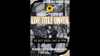 YNNR  Title Unveil | Joel N Bob | Samarpan D Worship Band | Contemporary Worhsip Music