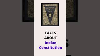 facts about constitution facts about constitution of India in Hindi#constitution#facts#law