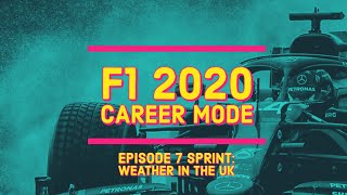 F1 2020 Career:E7 Sprint Race - Silverstone is too wet!