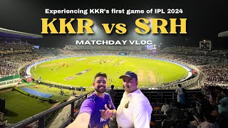 Experiencing KKR's first match of IPL 2024 at Eden Gardens!! | KKR vs SRH | Matchday Vlog 🏏