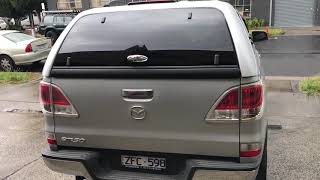 2017 Mazda BT-50 in beautiful Highlight Silver Metallic #18G with UniUte canopy and liner.