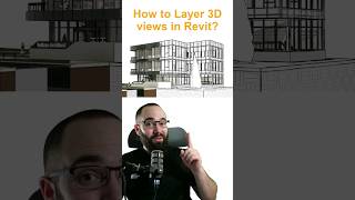 How to layer 3D views in #revit