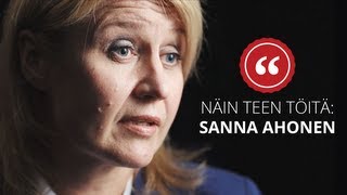 925 Näin teen töitä: Sanna Ahonen, Kehitysjohtaja