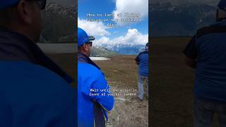 Landing an RC airplane in the Austrian Alps.  #rcairplane #landing