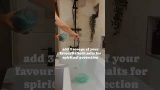 SIMPLE BATH RITUAL for the busy Witch 💛 #positiveenergy #positive #witchcraft #shorts #shortvideo