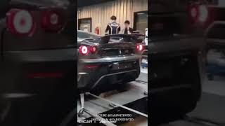 SUPERCARS Ferrari F430 Engine sound with Fi EXHAUST #sportscar #shorts