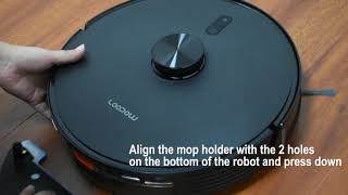 Loorow 3 in 1 Robot Vacuum and Mop Combo Self Emptying Station for 60 Days Robotic Vacuum