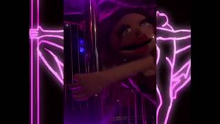 Meet the world's first stripper puppet, CHANDELIER CHAMPAGNE!