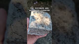 The best Rock Cleaning on earth 🪨 #rockcleaning #rock #asmr