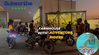 Adventure Riders Morning Ride to Farmhouse | Breakfast invited by Hafiz sweet's new branch .