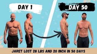 Jaret Lost 28 lbs and 20 inch in 50 days and Significant Reduction in Visceral Fat | R2M Protocol