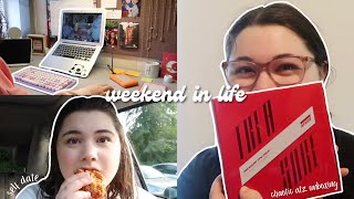 taking myself out on a date because no one else will | chaotic atz unboxing + studying