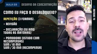 Formas de repetição que auxiliam no desbloqueio:  Declaração poderosa.