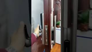 Door lock with Touch Number Lock & Mosquito Killing net