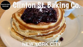 🌎 Blueberry Pancakes | Clinton St. Baking Company | New York City | USA