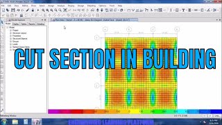 How to draw section cut in etabs tutorial